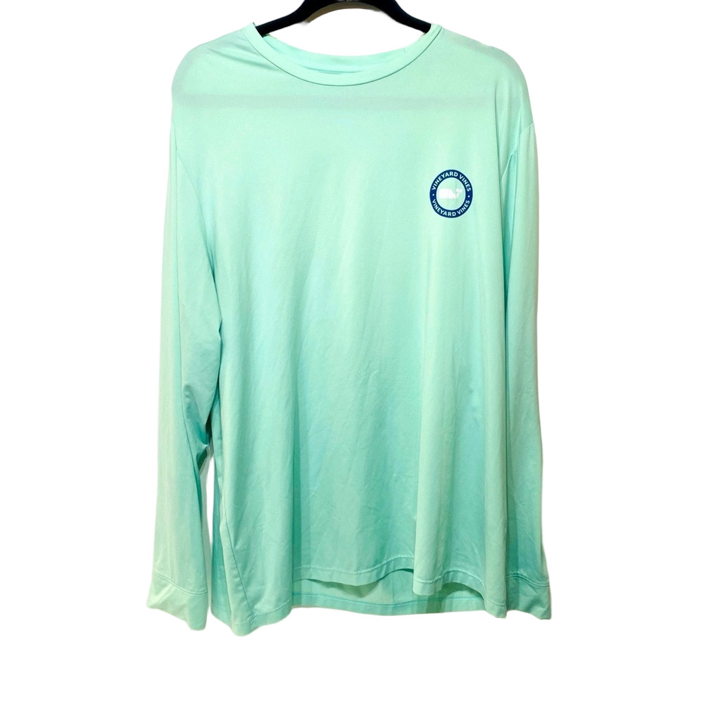 Vineyard Vines Mint Green Long Sleeve Shirt Large
